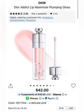 Dior Addict Lip Maximizer Plumping Gloss